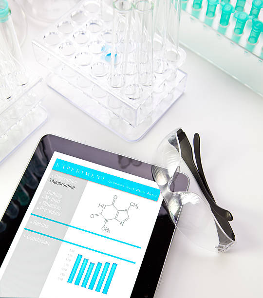 برندینگ دیجیتال آزمایشگاه تخصصی در تبریز: کلید جذب مراجعین بیشتر و افزایش اعتبار آنلاین - تبلت دیجیتال در یک آزمایشگاه پیشرفته در تبریز