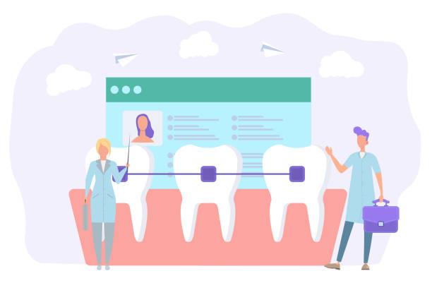 پشتیبانی سایت دندانپزشکی کودکان در مشهد - دندانپزشکان در حال کار روی بیمار