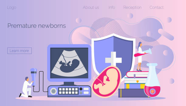 مفهوم بارداری برای بنر وب - طراحی سایت پیشرفته برای کلینیک ناباروری در تبریز