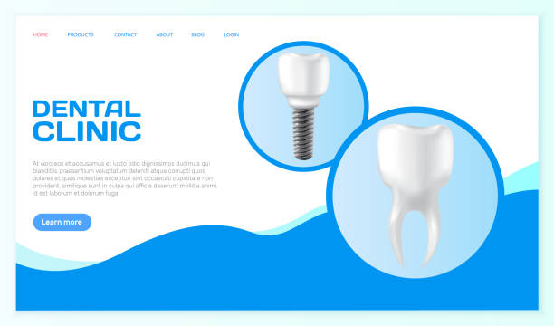طراحی سایت پزشکی هوشمند برای کلینیک ایمپلنت در شیراز - نمایش خدمات ایمپلنت دندان