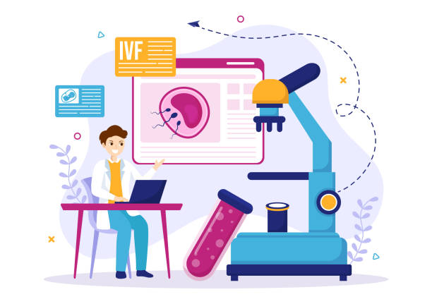 سئو کلینیک IVF و درمان ناباروری در اهواز - تصویرسازی از فرآیند IVF