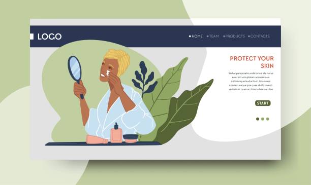 طراحی سایت کلینیک پوست و مو در مشهد - وبسایت تخصصی پوست و مو و محصولات مراقبت از پوست