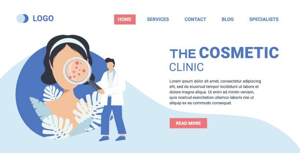 پزشک در حال معاینه پوست بیمار، استراتژی‌های سئو و برندینگ دیجیتال کلینیک پوست اصفهان برای جذب هدفمند بیماران و ساخت اعتبار آنلاین در 2026