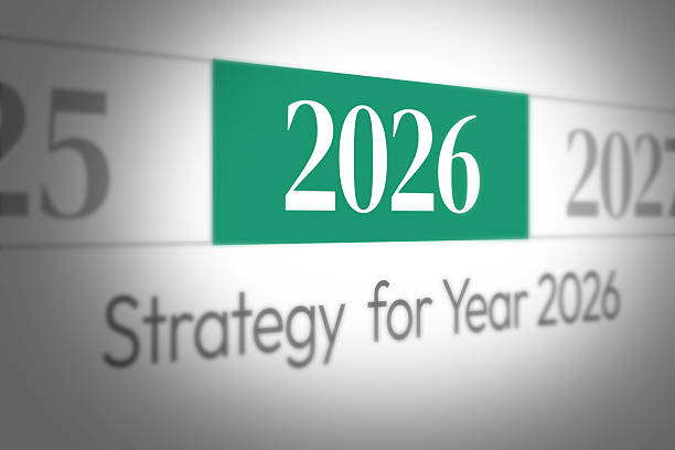 سئو تجارت الکترونیک در مشهد: نمای نزدیک از تایپوگرافی "Strategy" با سال 2026، نمادی از موفقیت کسب و کار و استراتژیهای جدید سئو.