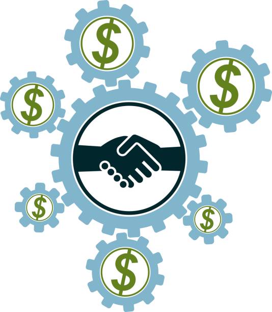 نماد توافق و همکاری موفق تجاری در پلتفرم فروش‌یاب – خرید و فروش عمده، آگهی تجاری