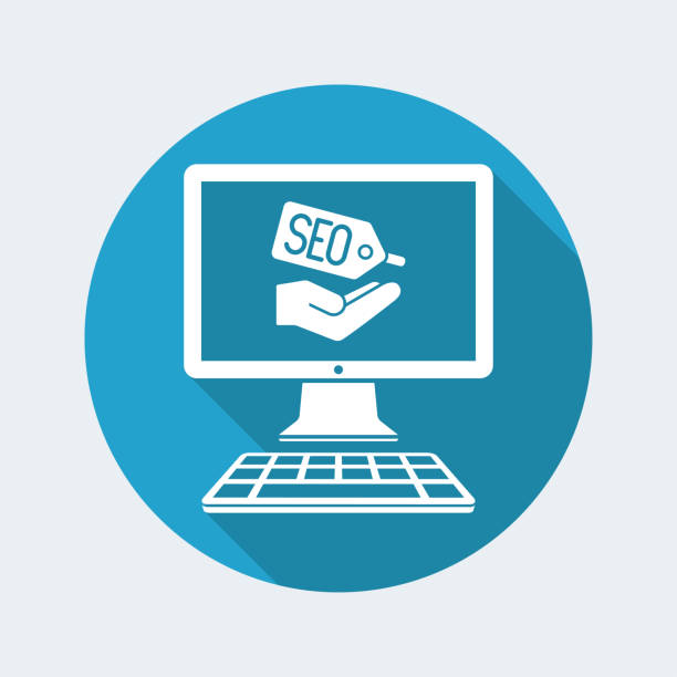 تصویری از پنجره کامپیوتر با برچسب SEO برای بهینهسازی طراحی سایت لوازم خانگی توکار در اصفهان در سال 2026 - پینوسایت