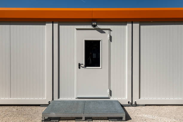 کانکس مسکونی و اداری بناگر: درب فلزی کانکس ساختمانی - ویلا پیش ساخته، خانه پیش ساخته