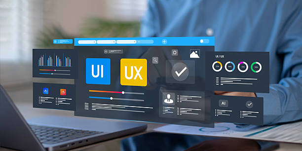 کارآفرینان در حال توسعه و طراحی UI/UX برای سایت فروش لوازم توکار در تهران، طراحی اپلیکیشن وب. بهینه سازی تجربه کاربری