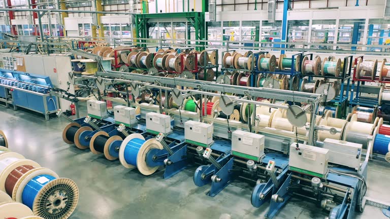 فروش عمده ماشین آلات صنعتی - خط تولید کابل مدرن در فروش یاب، خرید و فروش عمده، آگهی تجاری