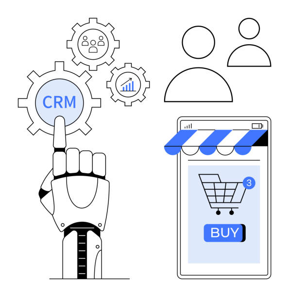 سیستم CRM و اتوماسیون در فروشگاه اینترنتی قطعات یدکی لوازم خانگی تبریز برای بهینه‌سازی نرخ تبدیل و مدیریت مشتری