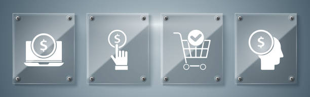 تاجر در حال برنامه ریزی برای تجارت آنلاین - فروش‌یاب، خرید و فروش عمده، آگهی تجاری